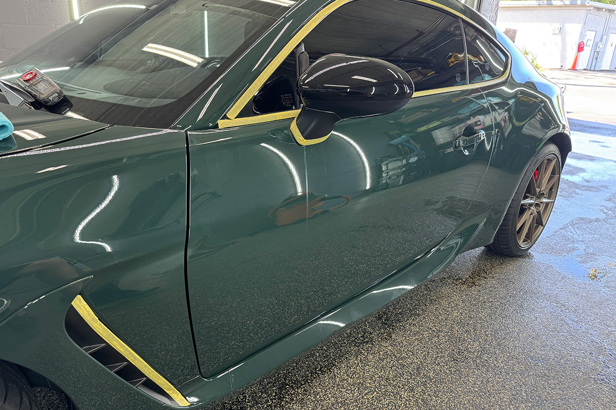 taping off trim
